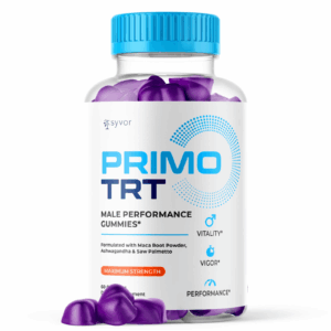 Primo TRT Men's Gummies Advanced Pro Formula – Chewable Supplement for Energy, Vitality & Performance – 60 Gummies (1Pack)