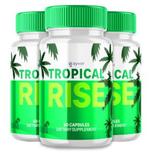 Tropical Rise Men Maximum Strength Pills – Advanced Formula Supplement for Energy, Vitality & Performance 180 capsules  ( 3Pack)