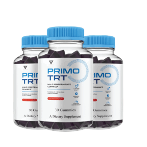 (3Pack)Primo TRT Male Performance Gummies – Natural Testosterone & Vitality Support Supplement with Sea Moss, Shilajit & Fenugreek | Energy, Stamina & Strength Booster (90 Gummies)
