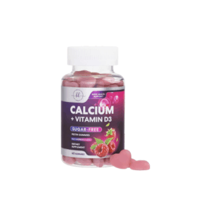 ( 1Pack) Calcium + Vitamin D3 Gummies - Sugar-Free Bone Health Support & Immune System