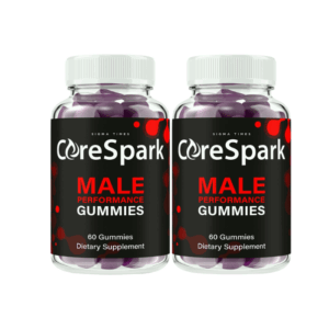 (2Pack) CoreSpark Male Performance Gummies – Natural Men’s Vitality & Testosterone Support Supplement | Energy, Stamina, Strength & Endurance Booster – 120 Gummies Dietary Supplement