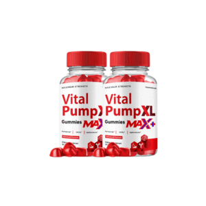 (2Pack) Vital Pump XL Gummies MAX+ - Maximum Strength Male Performance & Virility Supplement