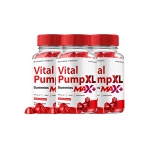 (3Pack) Vital Pump XL Gummies MAX+ - Maximum Strength Male Performance & Virility Supplement