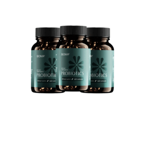 ( 3Pack) BIOMA Probiotics - Daily Gut Health & Digestive Support Supplement 180 Capsules