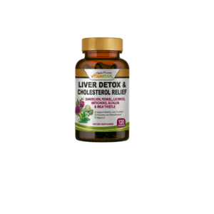 (1Park) Vitamisan Liver Detox & Cholesterol Relief - Natural Liver Cleanse & Healthy Function Support