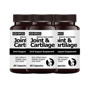 (3Pack)GHRG Joint & Cartilage Supplement - Natural Joint Health for Pain Relief & Mobility Support (180 Capsules)
