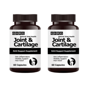 (2Pack)GHRG Joint & Cartilage Supplement - Natural Joint Health for Pain Relief & Mobility Support (120 Capsules)